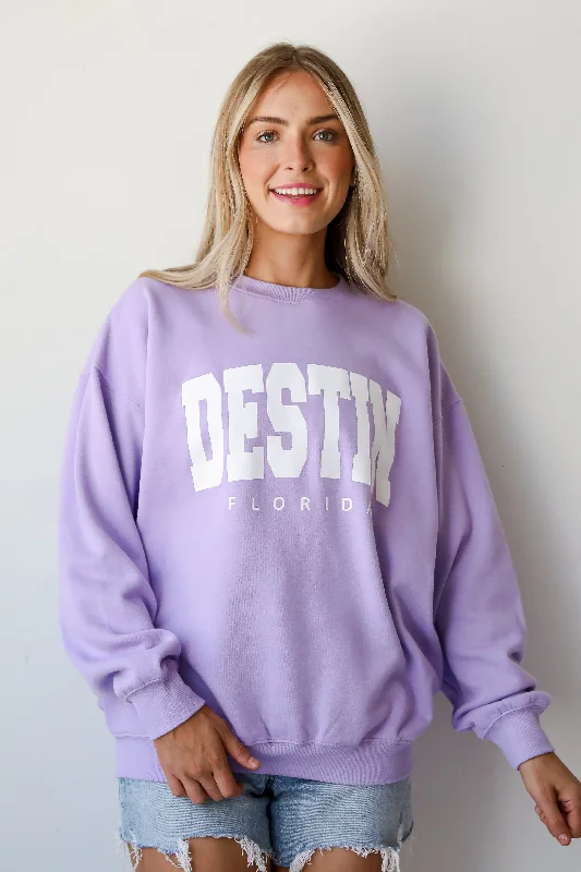 New Arrivals Lavender Destin Florida Sweatshirt