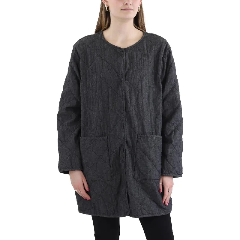 Affordable Women's Apparel Womens Oversized Organic Cotton Quilted Coat